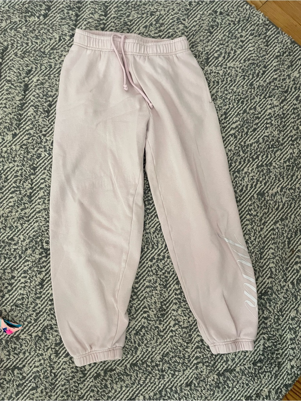 Pink sweatpants